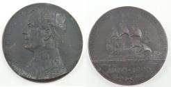 World Coins - Dealer lot of one (1) medal, commemorating a Dutch medical expedition to Curacao in 1909.(F)