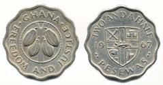 World Coins - Ghana KM14(VF-XF) 2-1/2 Pesewa