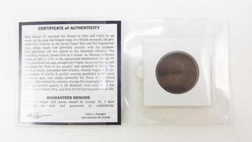 World Coins - The Last King of America: George III (Mini Album)