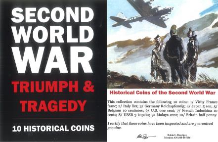 World Coins - Second World War: Triumph & Tragedy (10 Historical Coins)