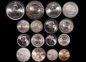World Coins - Switzerland, Mixed Date Set of 8 Coins, UNC, a lot of (8) coins