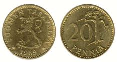 World Coins - Finland KM47(U) 20 Pennia