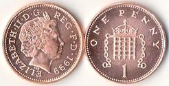 World Coins - Great Britain KM986(U) 1 Penny