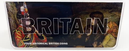 World Coins - Britain: Four Historical British Coins (Mini Album)