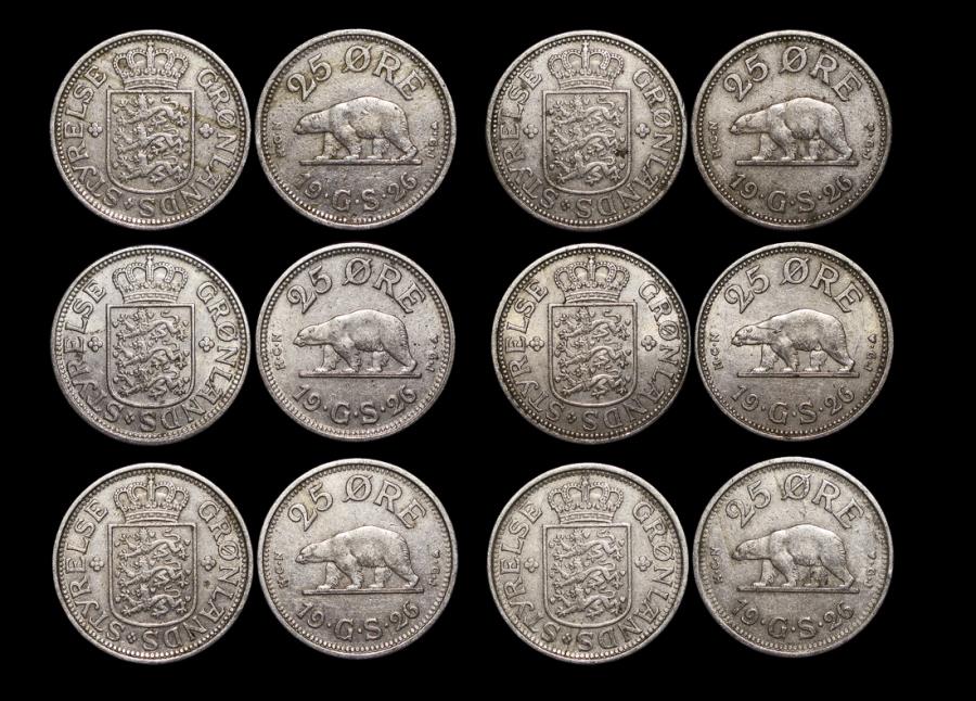 Greenland, under the Kingdom of Denmark, Christian (191247), Copper