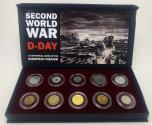 World Coins - Second World War: D-Day 10 Historical Coins from the European Theater