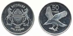 World Coins - Botswana KM29(U) 50 Thebe