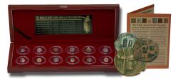 Ancient Coins - Biblical Holy Land: Box of 12 Ancient Judaea Coins fron the Time Of Jesus