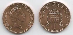 World Coins - Great Britain KM927(U) 1 Penny