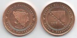 World Coins - Bosnia-Herzegovina KM117(U) 50 Feninga