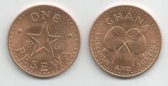 World Coins - Ghana KM13(U) 1 Pesewa
