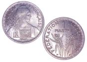 World Coins - French Indo China KM32.2(XF-AU) 1 Piastre