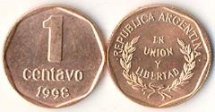 World Coins - Argentina KM113a(U) 1 Centavo