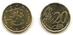 World Coins - Finland KM102(U) 20 Finl. Cents