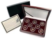 World Coins - Constantine Dynasty: Box of 8 Roman Bronze Coins (Eight-Coin Box)