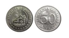 World Coins - Bolivia KM190(U) 50 Centavos