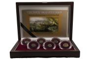 Ancient Coins - The Jewish Wars with Rome: A Box of 6 Ancient Bronze Roman and Judaean Coins (Six-Coin Box)