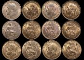 World Coins - Great Britain, George V (1910-1936), Bronze Farthings (6), a lot of (6) coins