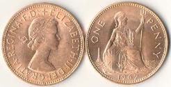 World Coins - Great Britain KM897(U) 1 Penny Elizabeth II