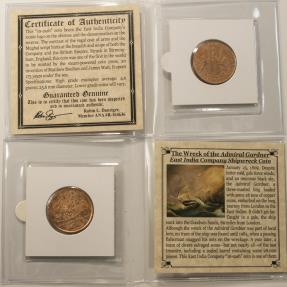 World Coins - Admiral Gardner Shipwreck Treasure Coin (Mini Album) (High-Grade)
