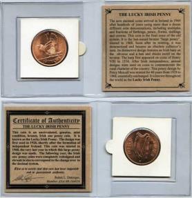 World Coins - Irish Lucky Penny Mini Album