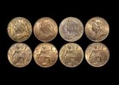 World Coins - Great Britain, Victoria (1837-1901), Bronze Farthings, 1895 (3), 1896 (1), UNC with lustre, a lot of (4) coins
