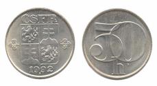 World Coins - Czechoslovakia  KM144(U) 50 Haleru