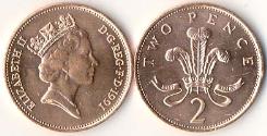 World Coins - Great Britain KM936(U) 2 Pence