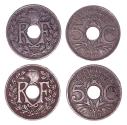 World Coins - France KM875(VF) 5 Centimes