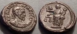 Ancient Coins - Egypt, Alexandria.  Philip I, 244-249 AD.  Year 2