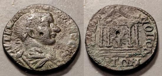 Thrace, Hadrianopolis. Gordian III 238-244 AD. AE tetrassarion