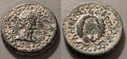 Ancient Coins - Cilicia, Hierapolis-Castabala.  Nerva, 96-98 AD. AE21.  Rare