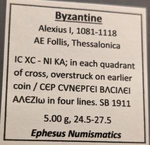 Ancient Coins - Scarce Alexius I, 1081-1118 AD.  AE follis, Thessalonica