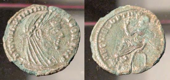 Ancient Coins - Divus Maximianus, 310 AE. AE15. Siscia mint