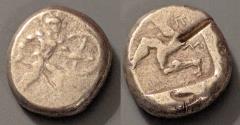 Ancient Coins - Pamphylia, Aspendus AR stater - triskeles