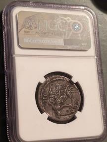 Ancient Coins - Hadrian, 117-138 AD, AR cistophoric tetradrachm - Kybele reverse.  RARE!