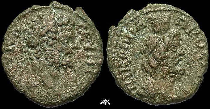 Ancient Coins - Septimius Severus, 193-211 AD, AE of Nicopolis