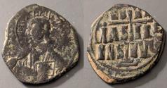 Ancient Coins - Byzantine, Anonymous Follis, time of Romanus III, 1028-1034 AD, Class B