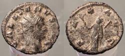Ancient Coins - Gallienus, 253-268 AD, silvered antoninianus - Pax on reverse