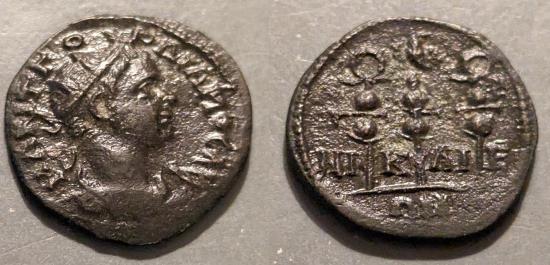Ancient Coins - Gordian III, 238-244 AD, AE 18 Bithynia, Nicaea