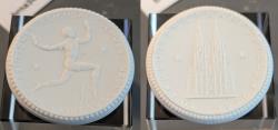 World Coins - Germany. White porcelain medal. Koln 1926 Deutsche Kampspiele