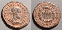Ancient Coins - Late Roman bronze, Licinius II, 317-324 AD DOMINORVM....