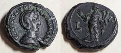 Ancient Coins - Roman Egypt, Herennia Etruscilla, wife of Trajan Decius.  Homonoia
