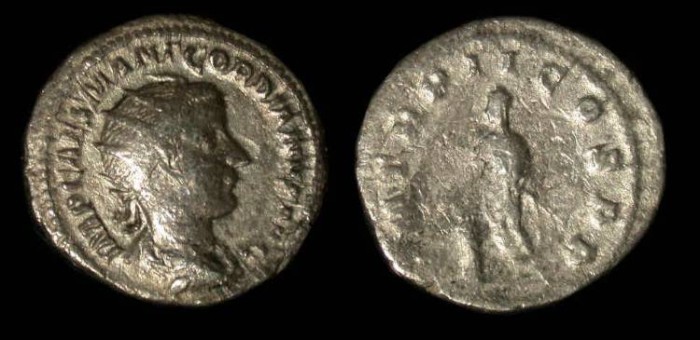 Ancient Coins - Gordian III, 238-244 AD, AR antoninianus