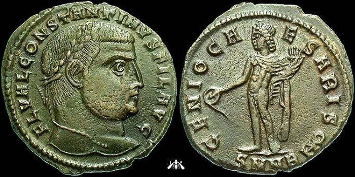 Ancient Coins - Constantine I as Filius Augustorum, AD 308-309, Scarce Coin