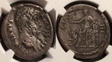 Ancient Coins - Hadrian, 117-138 AD, AR cistophoric tetradrachm - Kybele reverse.  RARE!