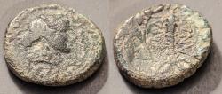 Ancient Coins - Lydia, Sardes.  2nd - 1st century BC.  Apollo / Club