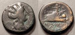 Ancient Coins - Phoenicia, Arados.  176-117 BC.  AE20. Prow