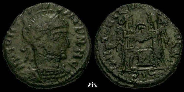 Ancient Coins - Constantine I - the Great, barbarous copy, neat!!