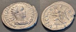 Ancient Coins - Volusian, 251-253 AD. Silver antoninianus, Antioch mint.  Rare
